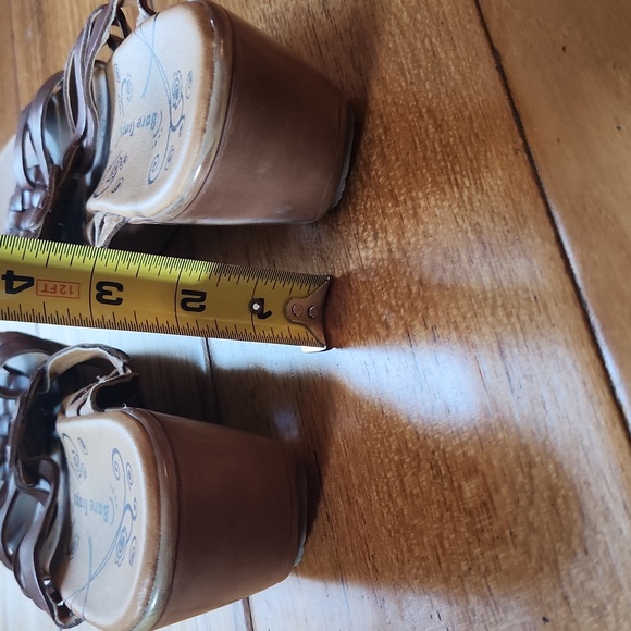 Baretraps brown wedge platform sandals, leather upper, 10M - Picture 8 of 10